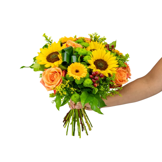 Bouquet of sunflowers